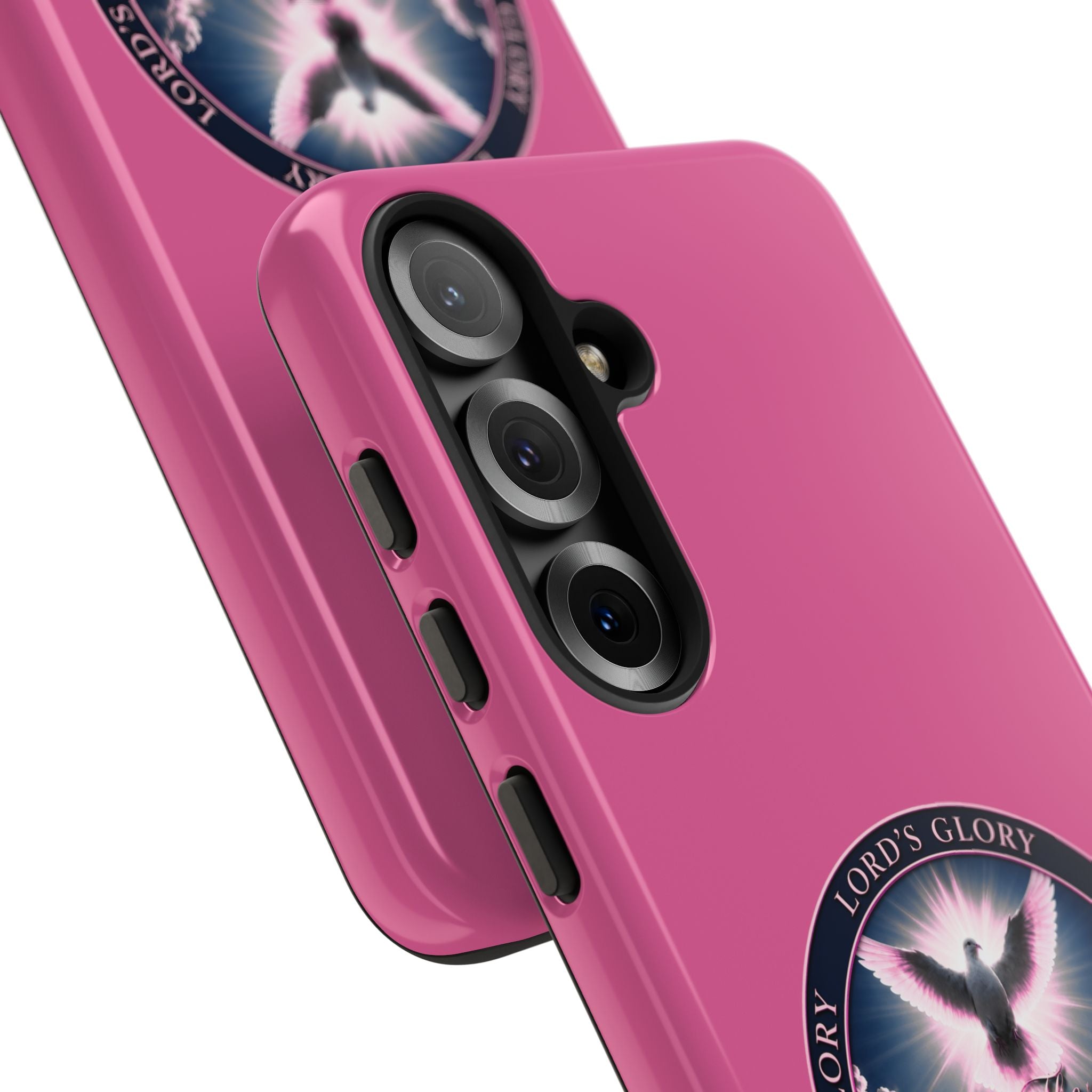 Christian Phone Case – "Lord's Glory with Lori" Dove Design Tough Case (Protective Phone Cover)