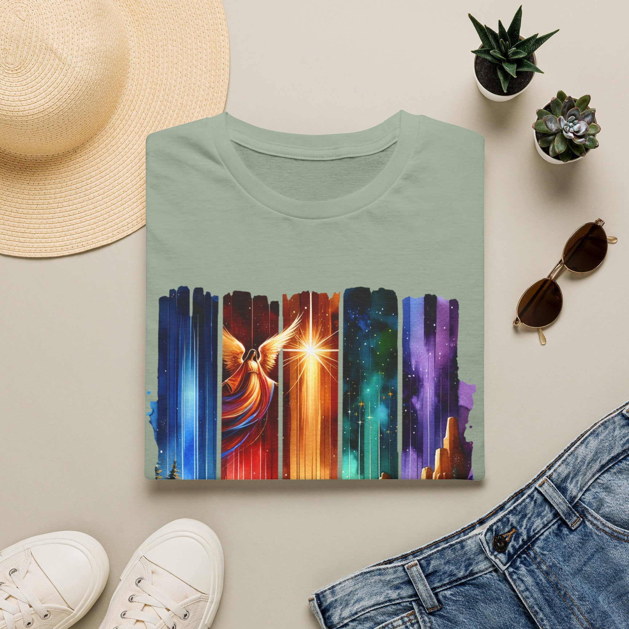 Vibrant Fantasy T-Shirt, Colorful Graphic Tee, Unisex Art Shirt, Great Gift for Fans, Unique Casual Wear, The King is Born Shirt