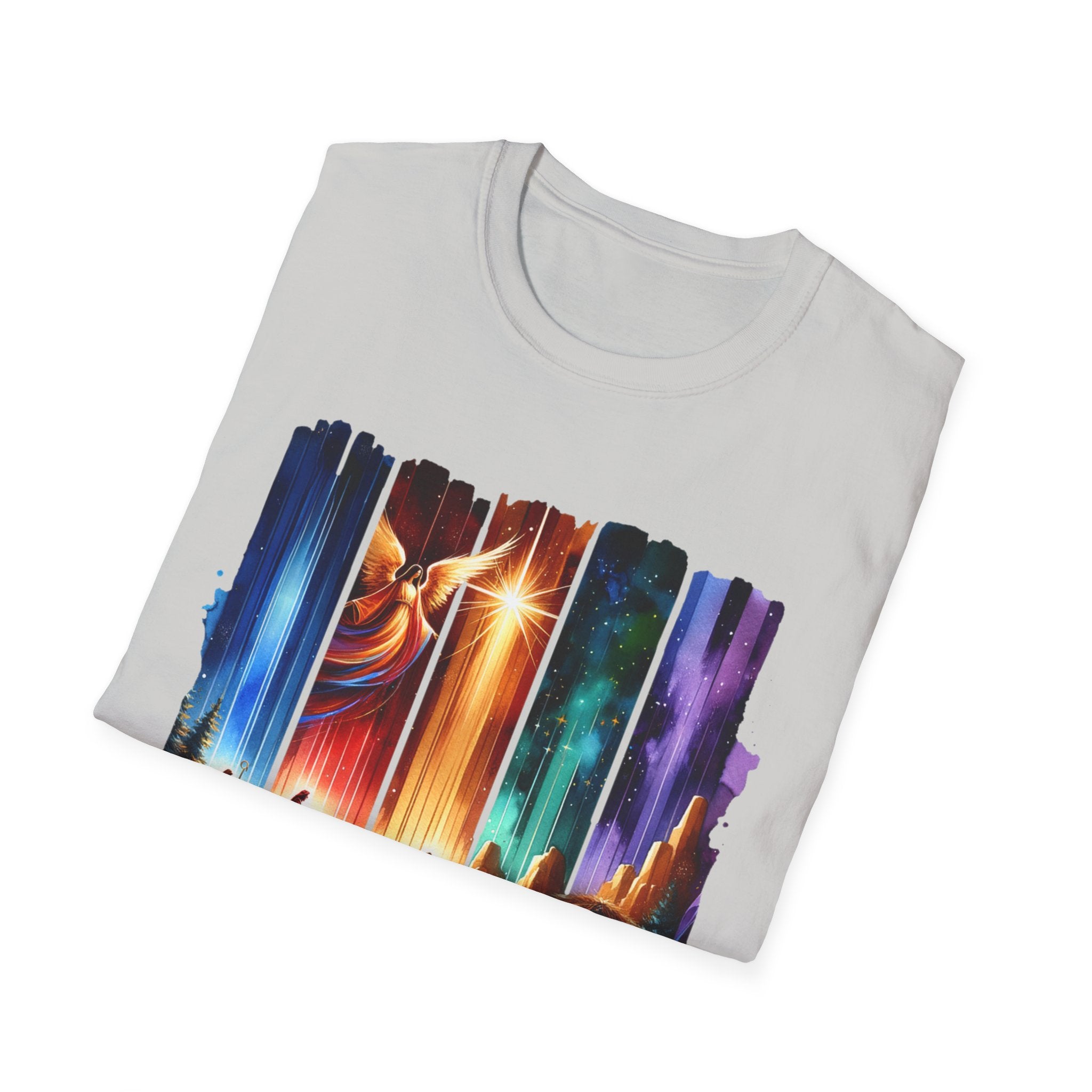 Vibrant Fantasy T-Shirt, Colorful Graphic Tee, Unisex Art Shirt, Great Gift for Fans, Unique Casual Wear, The King is Born Shirt