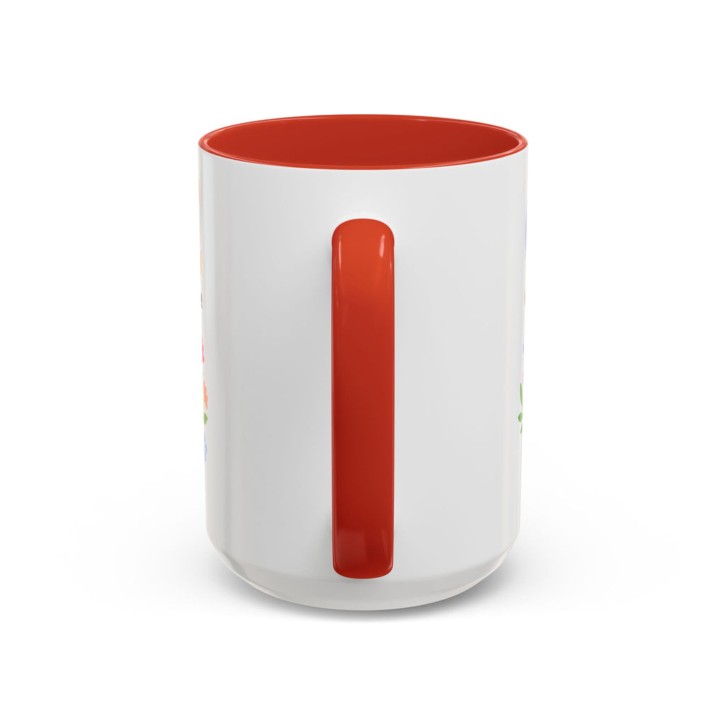 Coffee Lover Floral Graphic - C.o.f.f.e.e. (Christ - Offers - Forgiveness - For Everyone - Everywhere)  Accent Coffee Mug (11, 15oz)