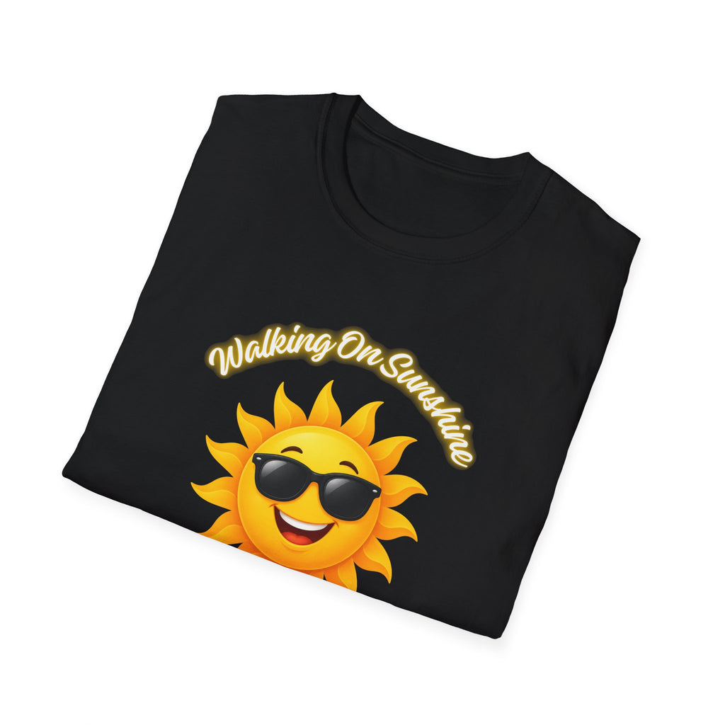 Sunshine Smiles T-Shirt — Sunglasses Sun with Psalm 118:24 Inspirational Tee
