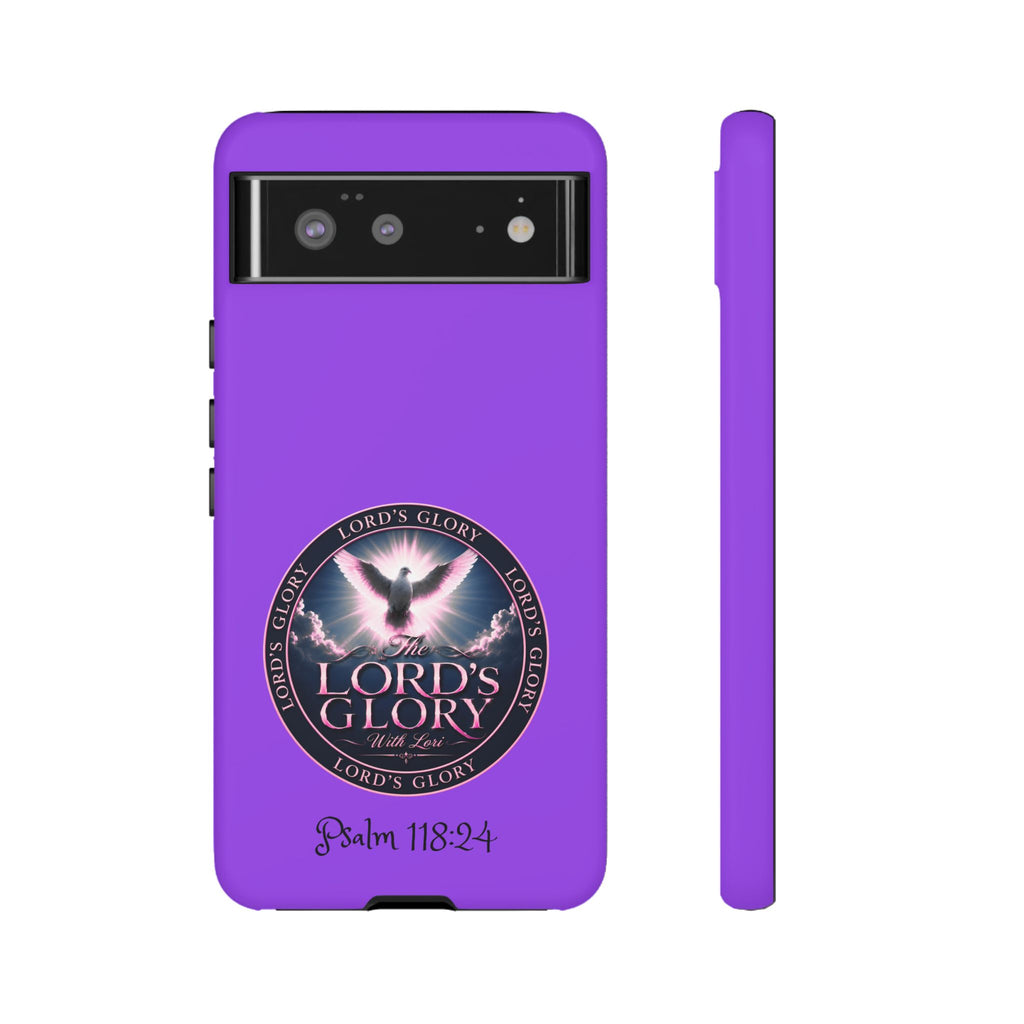 Christian Phone Case – "Lord's Glory with Lori" Dove Design Tough Case (Protective Phone Cover)