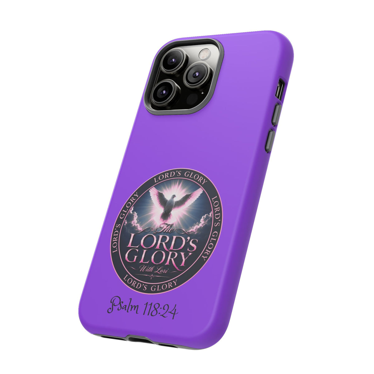 Christian Phone Case – "Lord's Glory with Lori" Dove Design Tough Case (Protective Phone Cover)