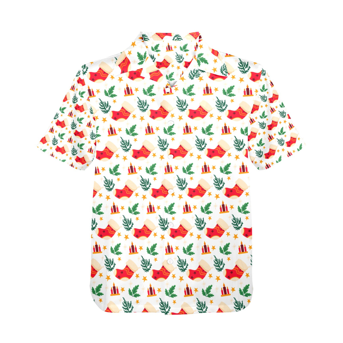 Men's All Over Print Christmas Shirt Made In USA Ships to USA Only