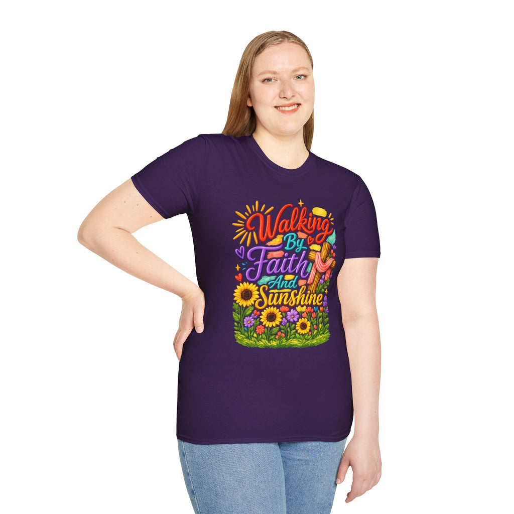 Walking By Faith and Sunshine T-Shirt