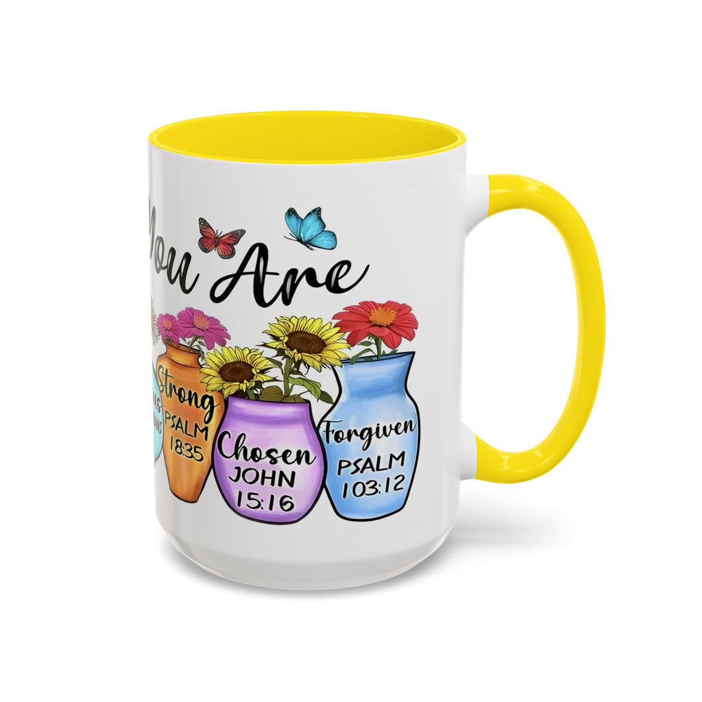 God Says You Are - You Are Loved Christian Bible Verse Coffee Mug