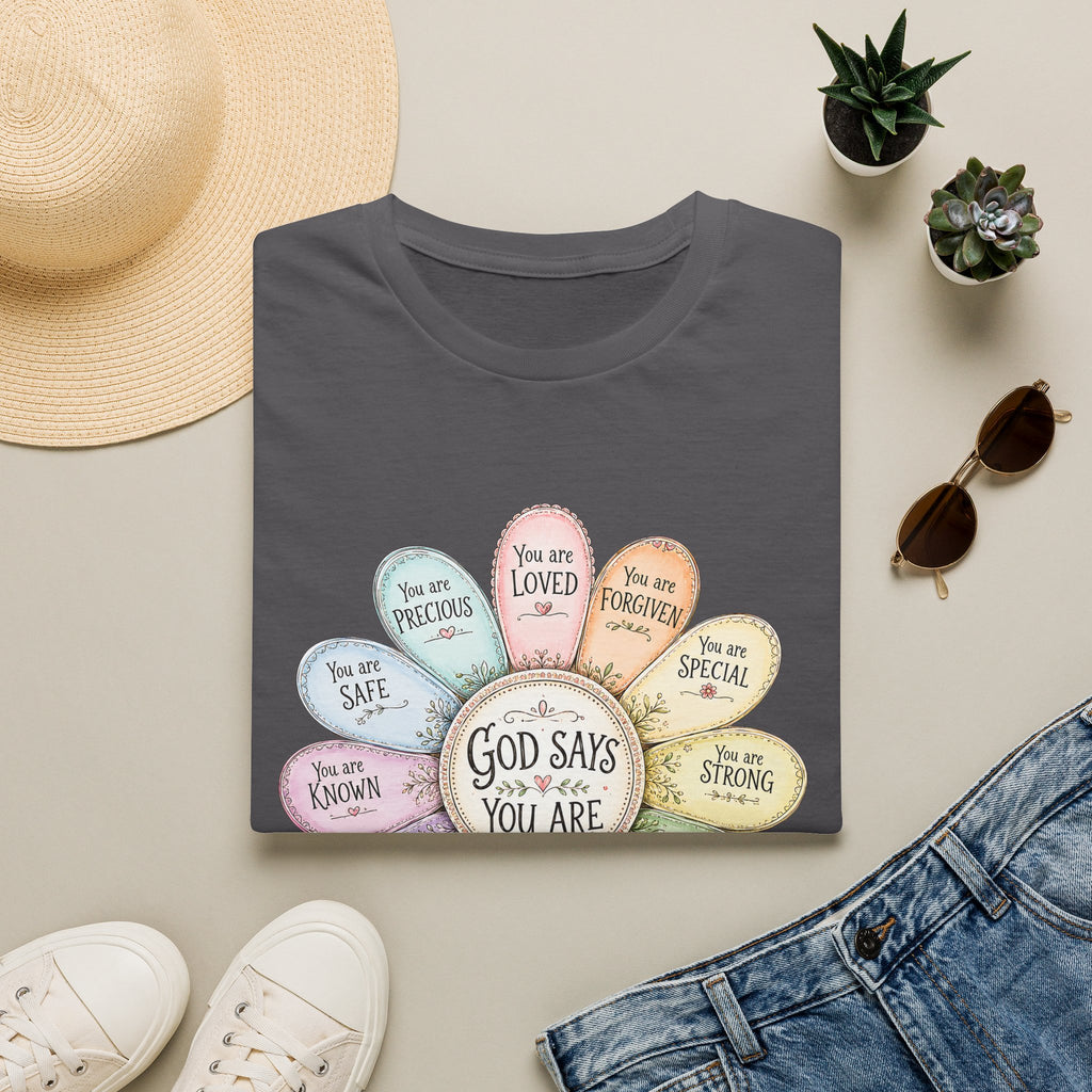 God Says You Are Loved Inspirational Christian T-Shirt