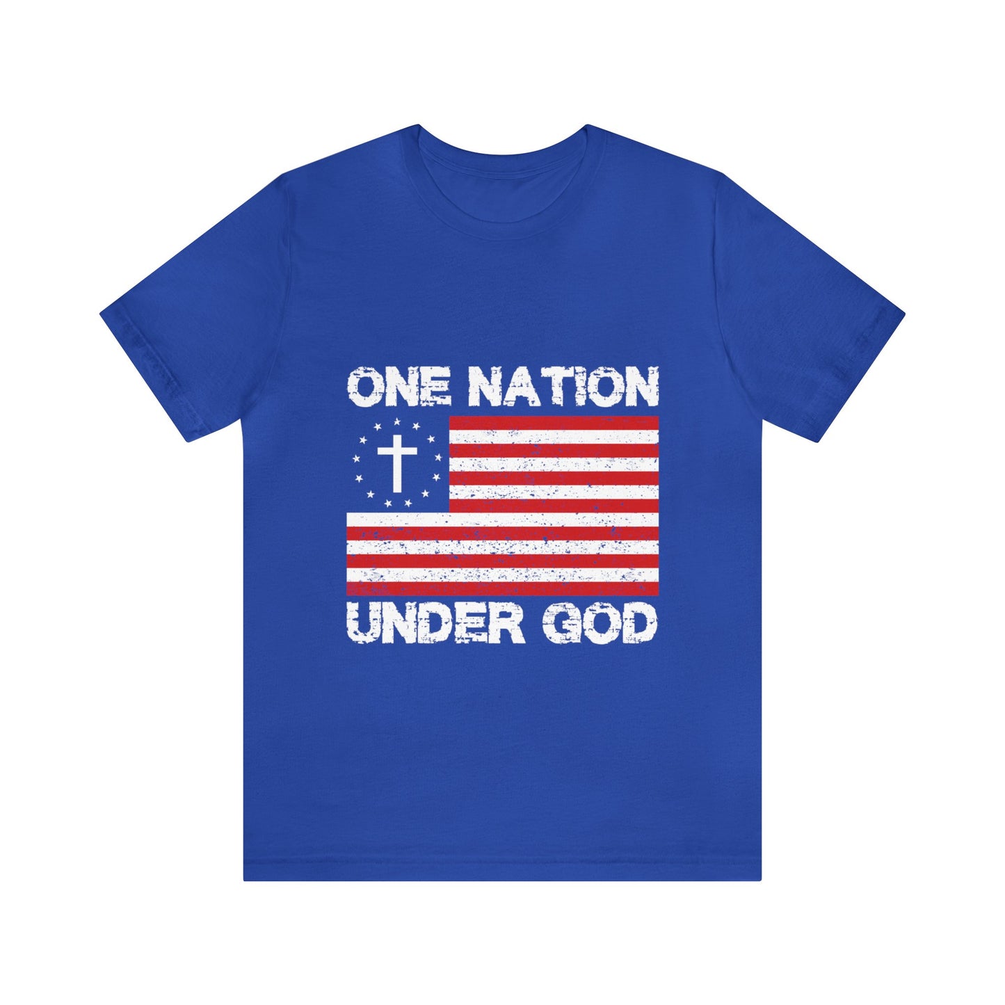 One Nation Under GOD - Unisex Jersey Short Sleeve Tee