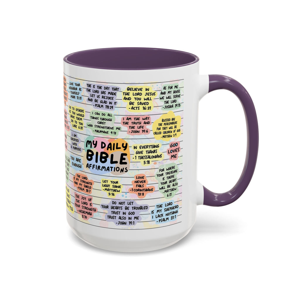 My Daily Bible Affirmations Coffee Mug 15oz/11oz