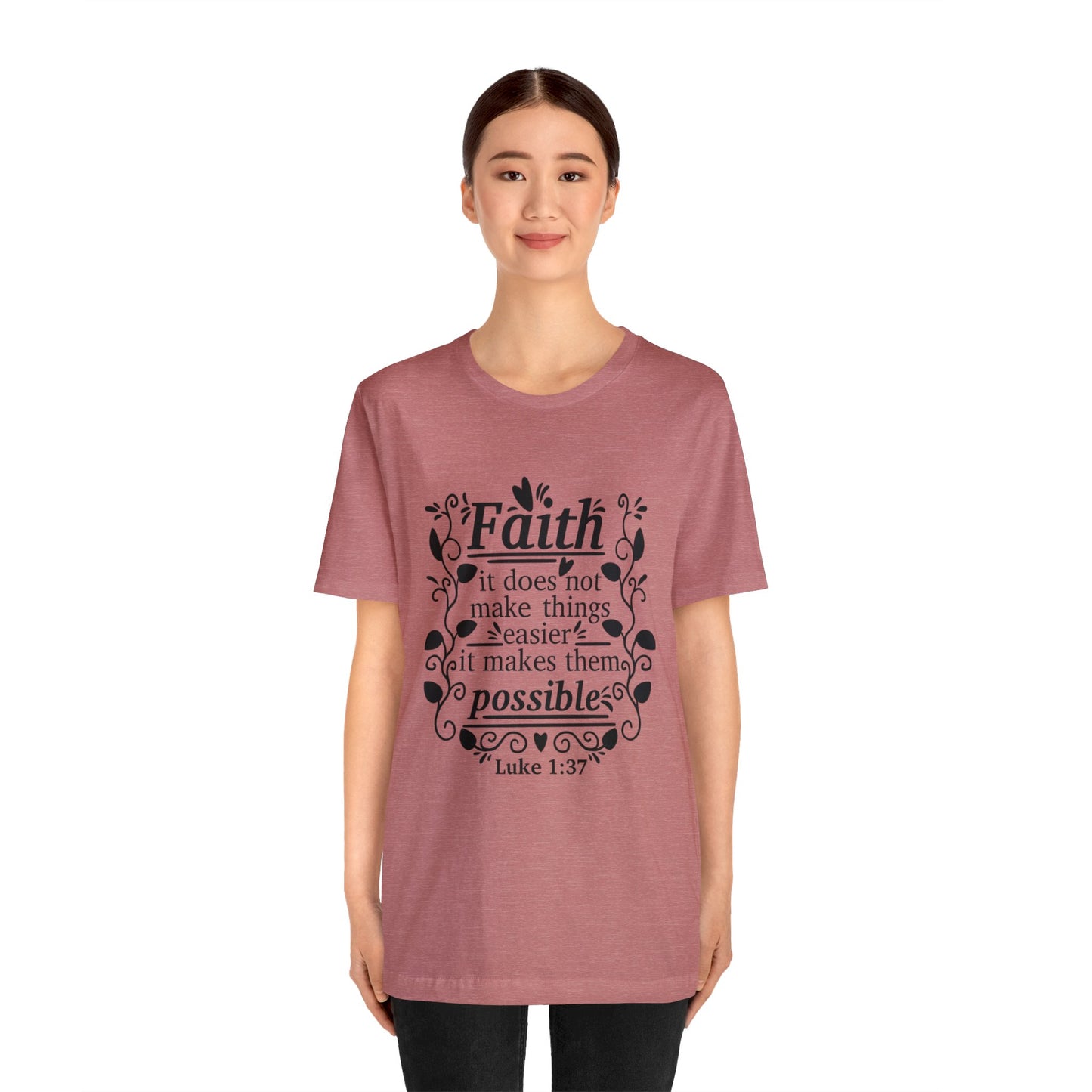 Faith - Unisex Jersey Short Sleeve Tee