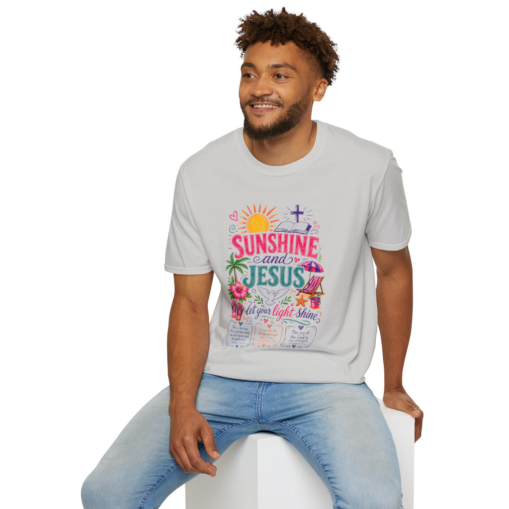 Sunshine and Jesus Christian Faith T-Shirt