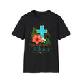 Sunshine & Jesus T-Shirt — Tropical Cross Christian Tee
