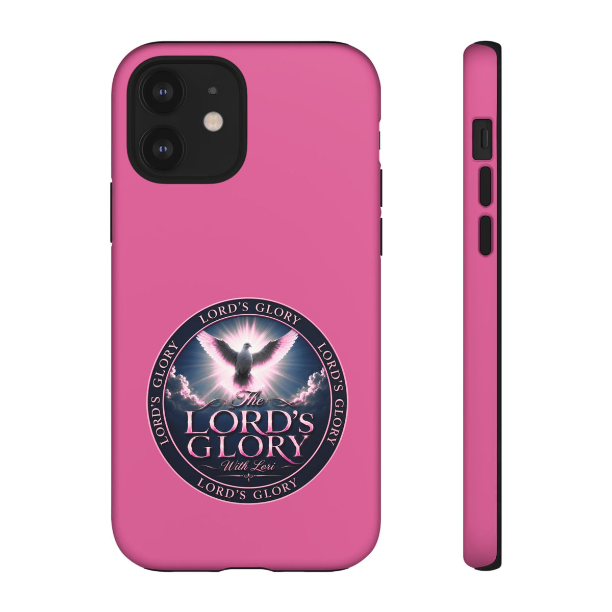 Christian Phone Case – "Lord's Glory with Lori" Dove Design Tough Case (Protective Phone Cover)