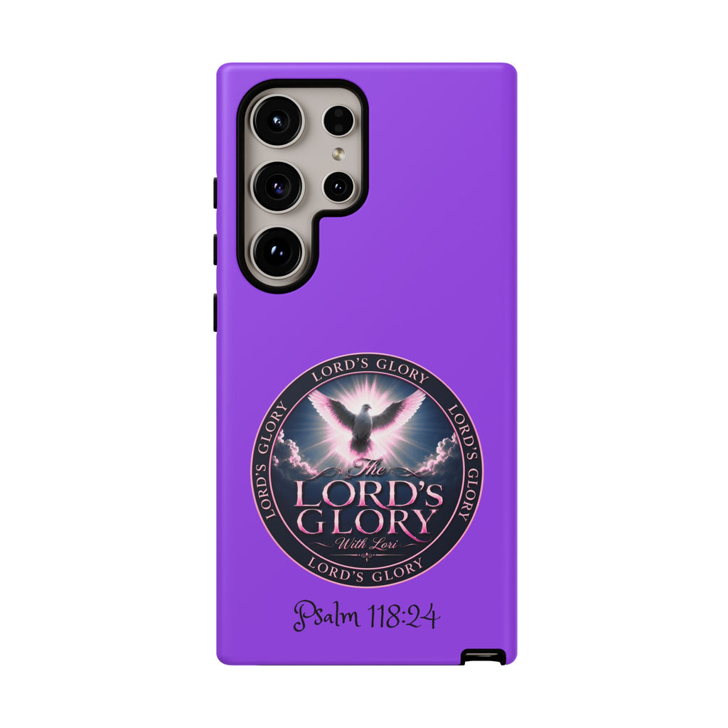 Christian Phone Case – "Lord's Glory with Lori" Dove Design Tough Case (Protective Phone Cover)