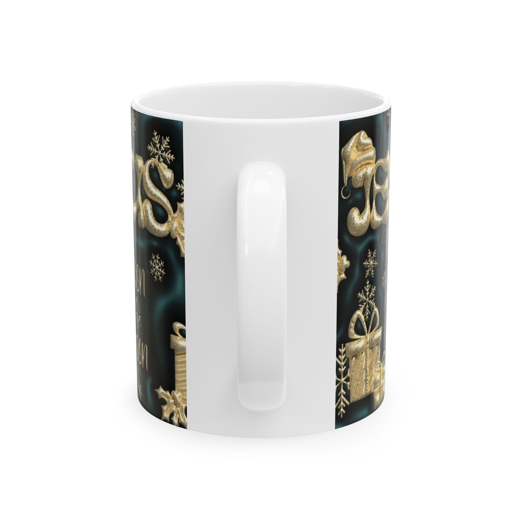 Festive Holiday Ceramic Mug | Christmas Coffee Cup, Gift for Him/Her, Seasonal Drinkware, Holiday Present, Merry X-Mas Decor