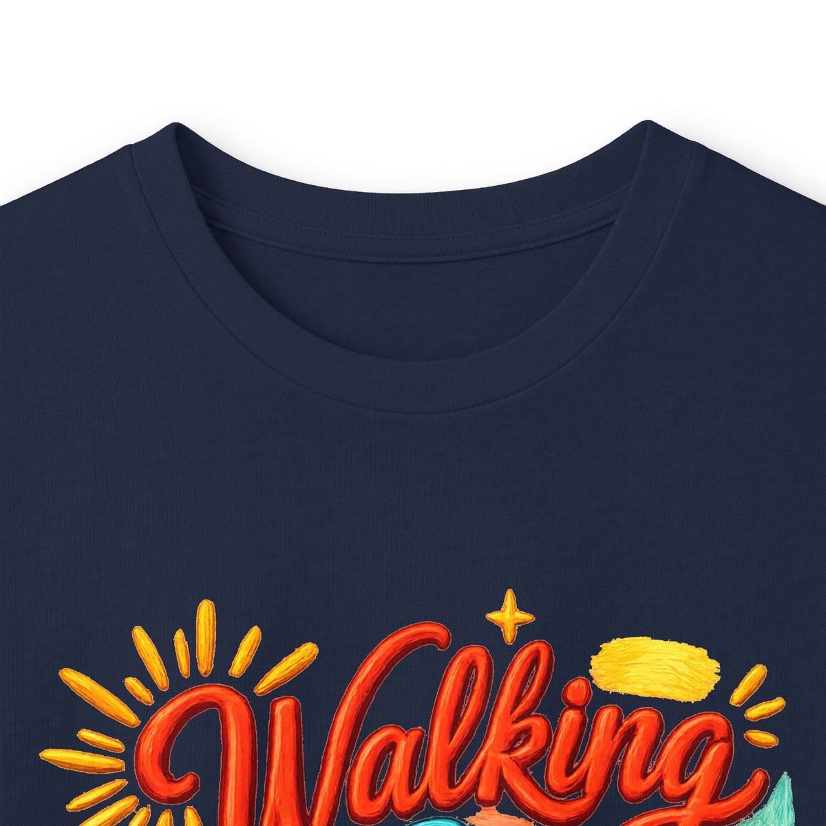 “Walking on Faith and Sunshine” Floral Long Sleeve Tee