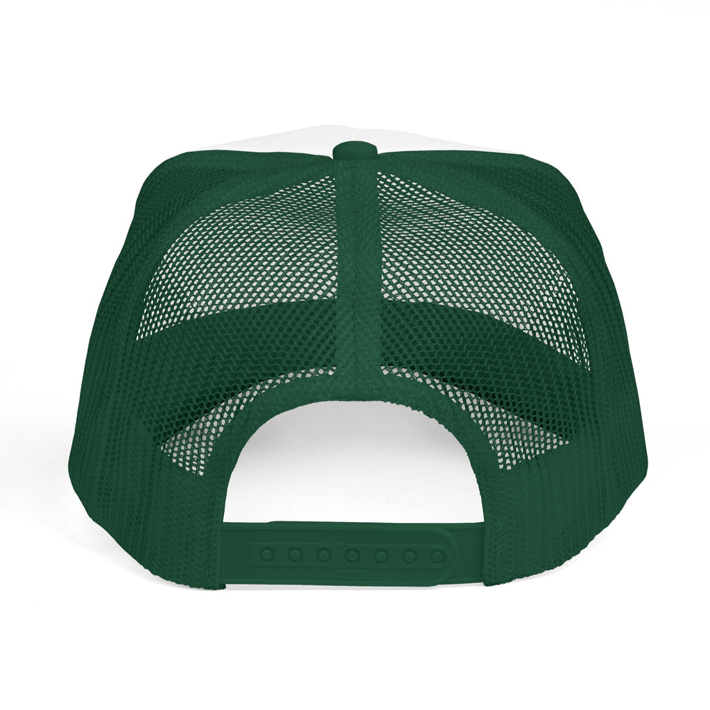 Walkin' on Sunshine Foam Trucker Hat — Retro Colorful Sunshine Design Psalm 118:24