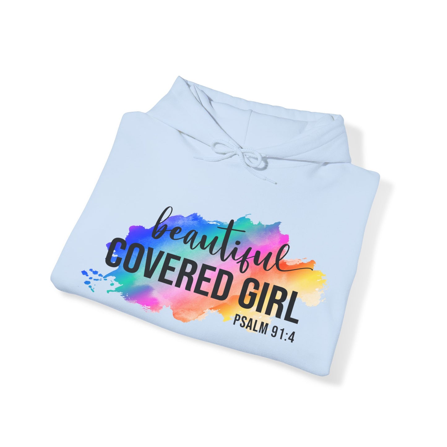 Beautiful Covered Girl - Unisex Heavy Blend Hooded Sweatshirt