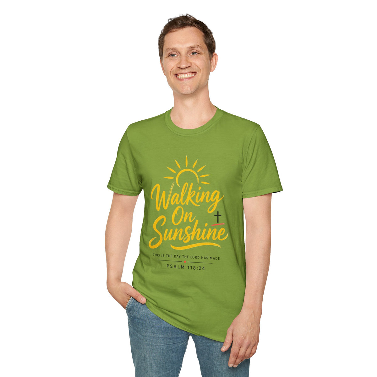Walking on Sunshine Psalms 118:24 Softstyle T-Shirt
