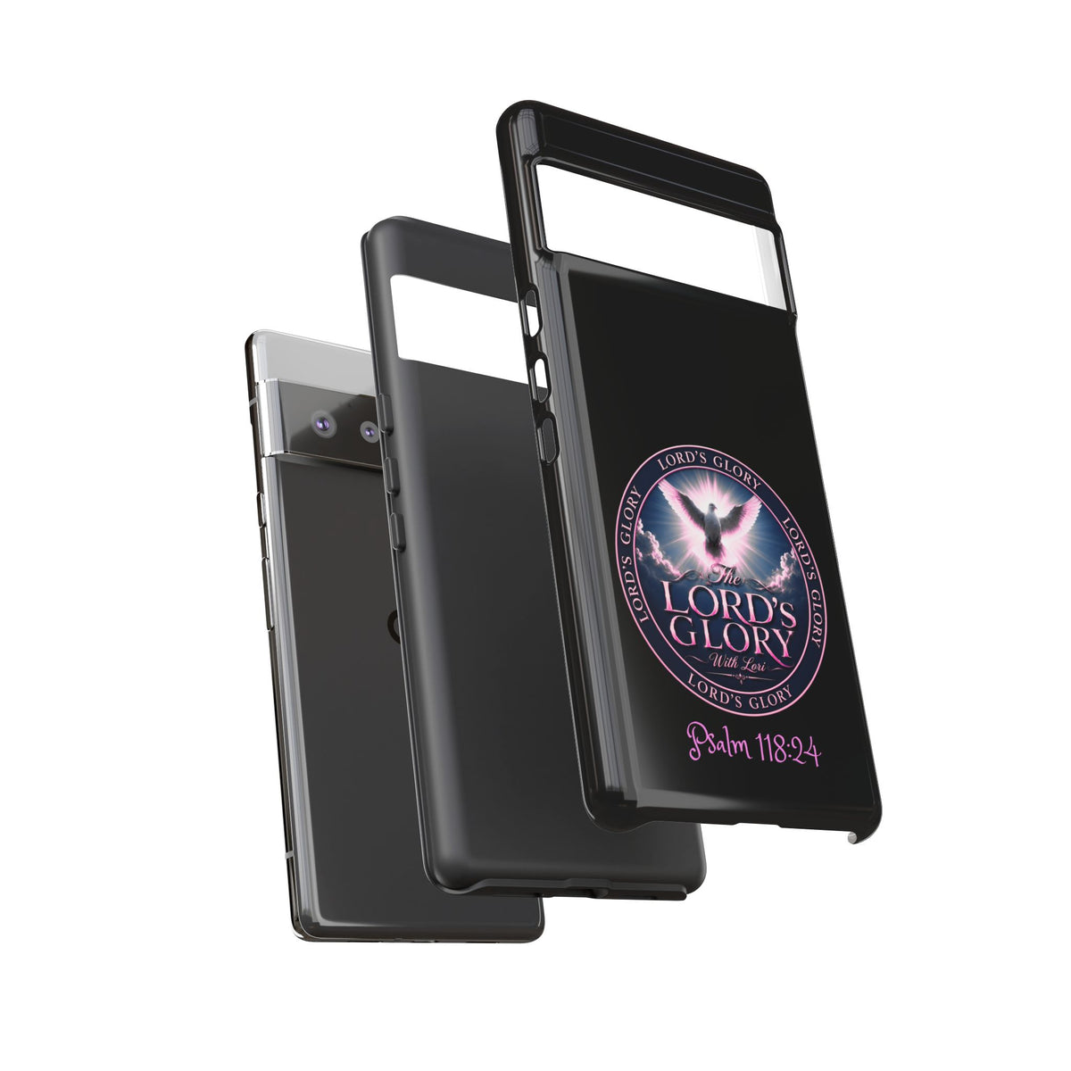 Christian Phone Case – "Lord's Glory with Lori" Dove Design Tough Case (Protective Phone Cover)
