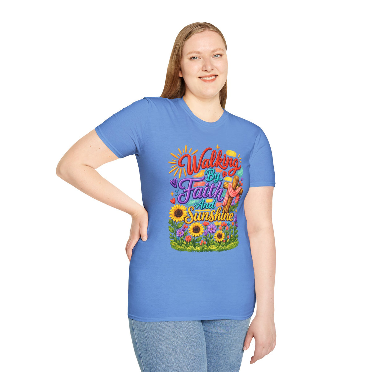 Walking By Faith and Sunshine T-Shirt