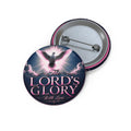 The Lord's Glory Dove Pin Button — Christian Faith Badge