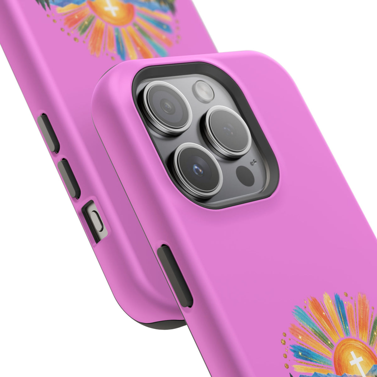 Magnetic Phone Case – “Walking on Sunshine with Lords Glory” Sunrise Design