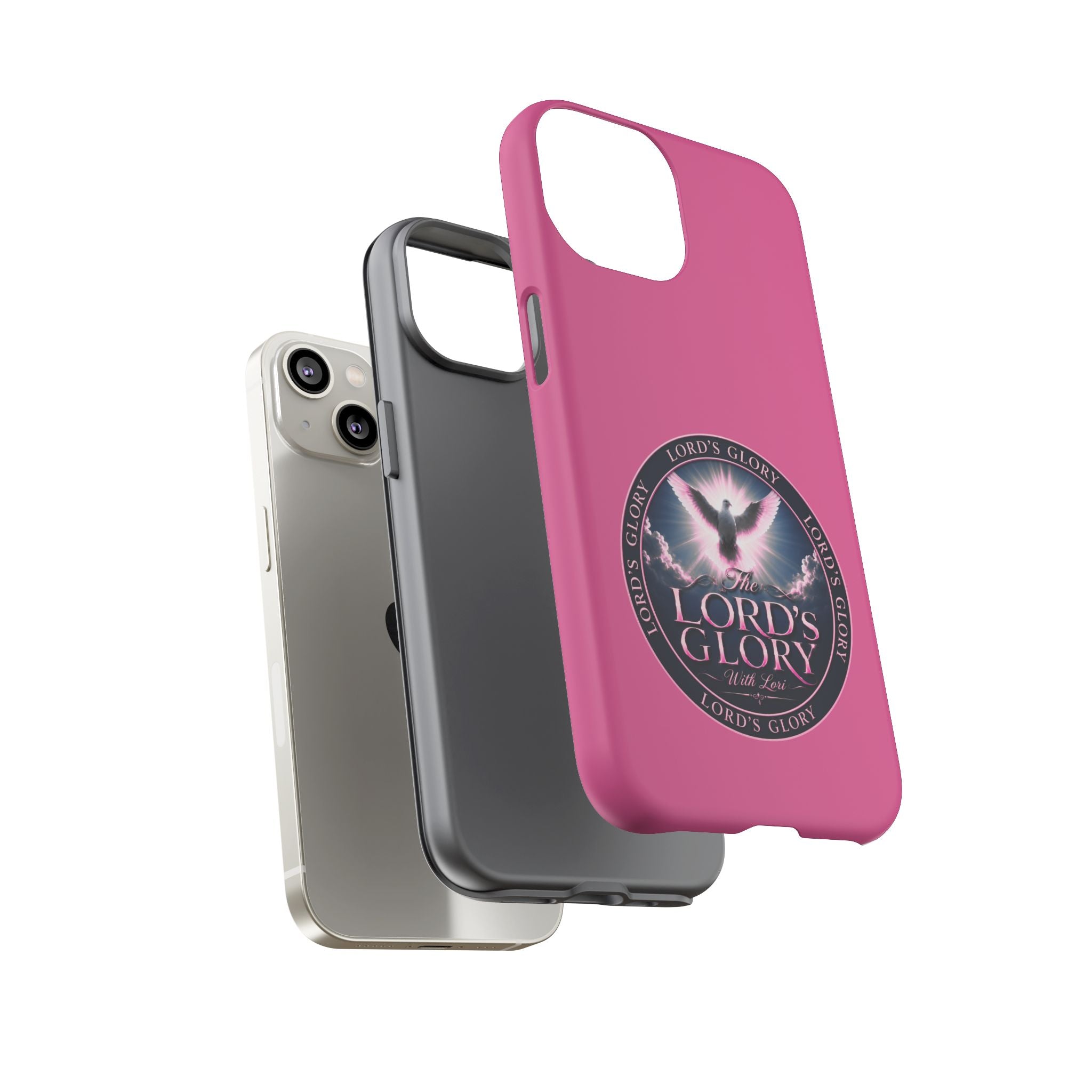 Christian Phone Case – "Lord's Glory with Lori" Dove Design Tough Case (Protective Phone Cover)