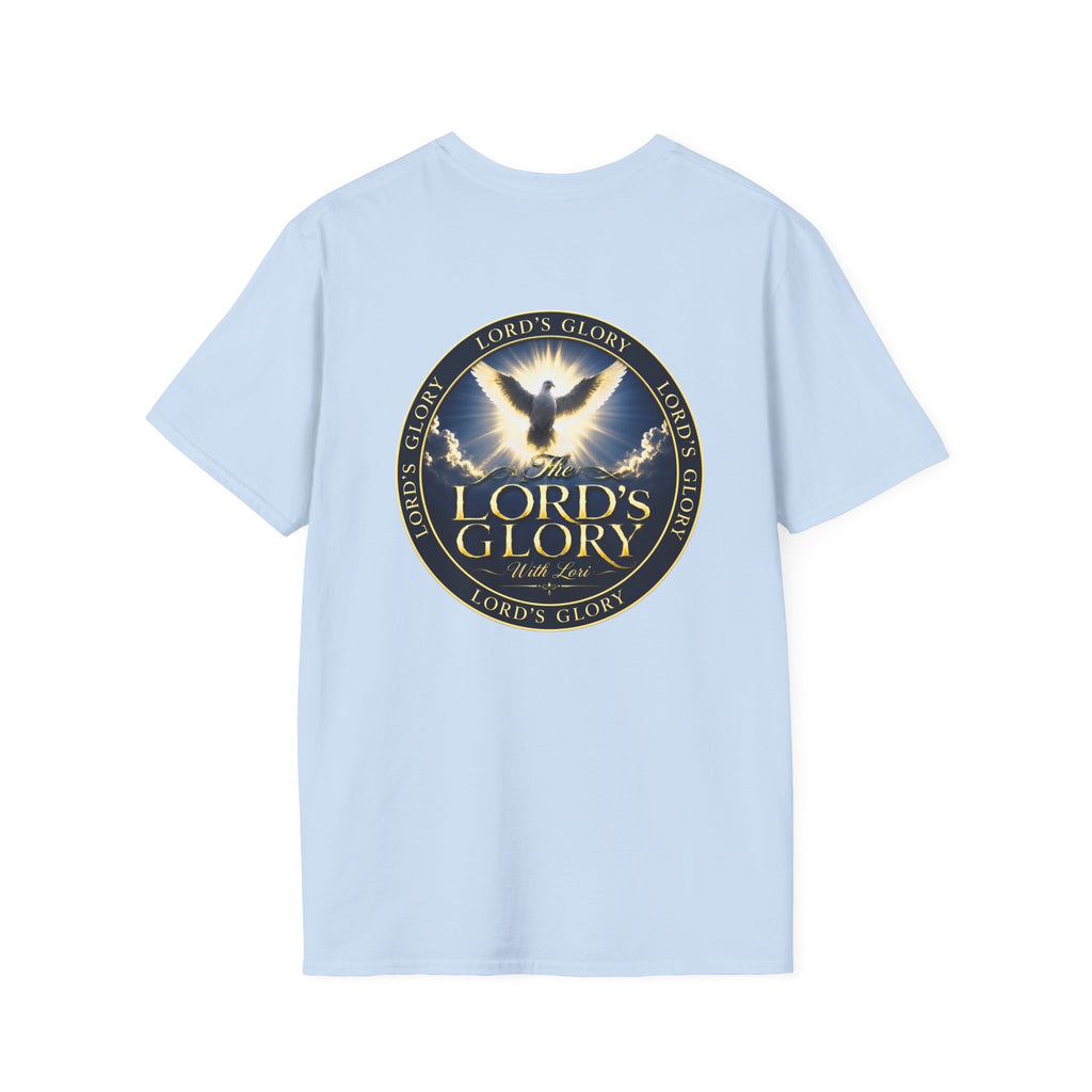 Lord's Glory with Lori Dove T‑Shirt — Christian Faith Logo Tee