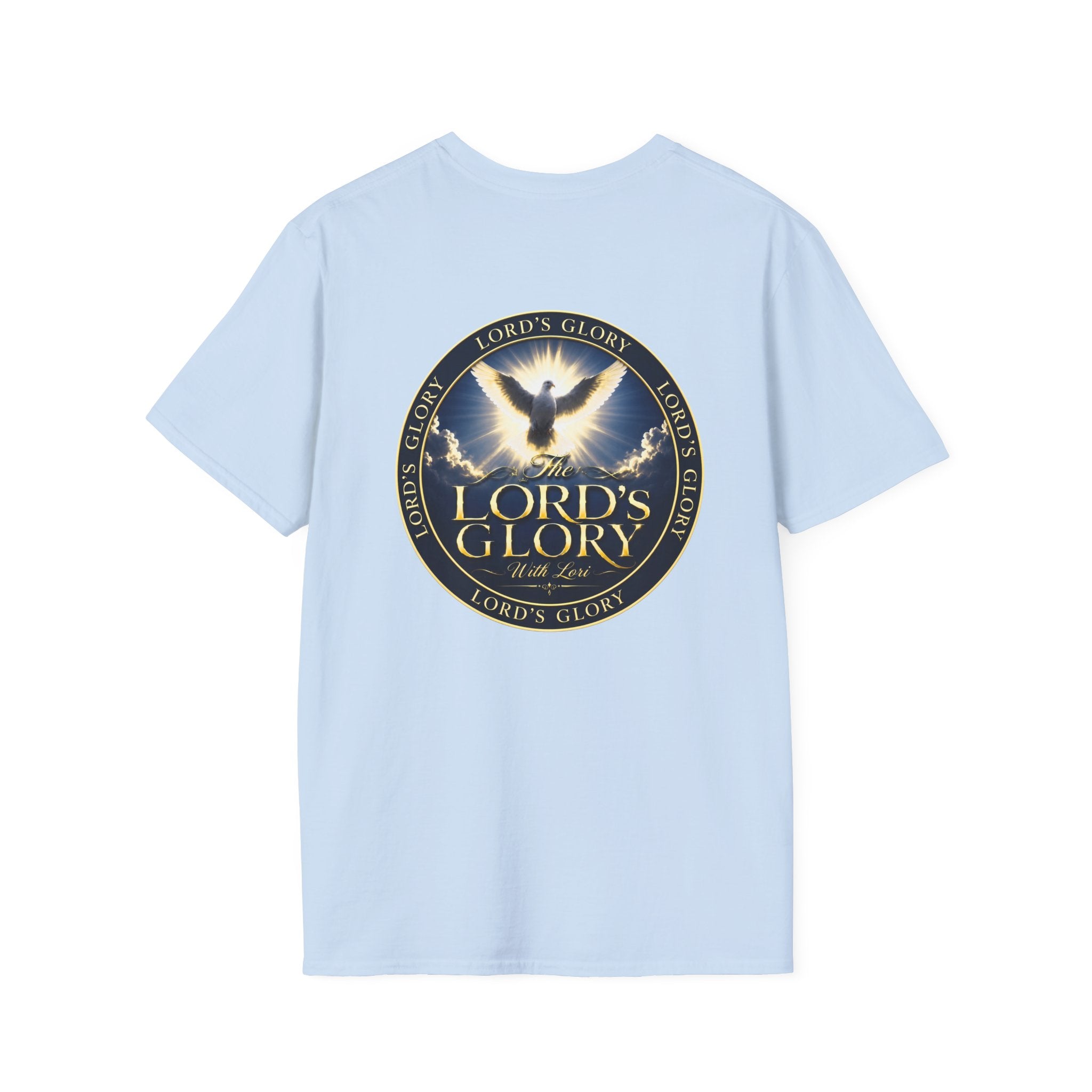 Lord's Glory with Lori Dove T‑Shirt — Christian Faith Logo Tee