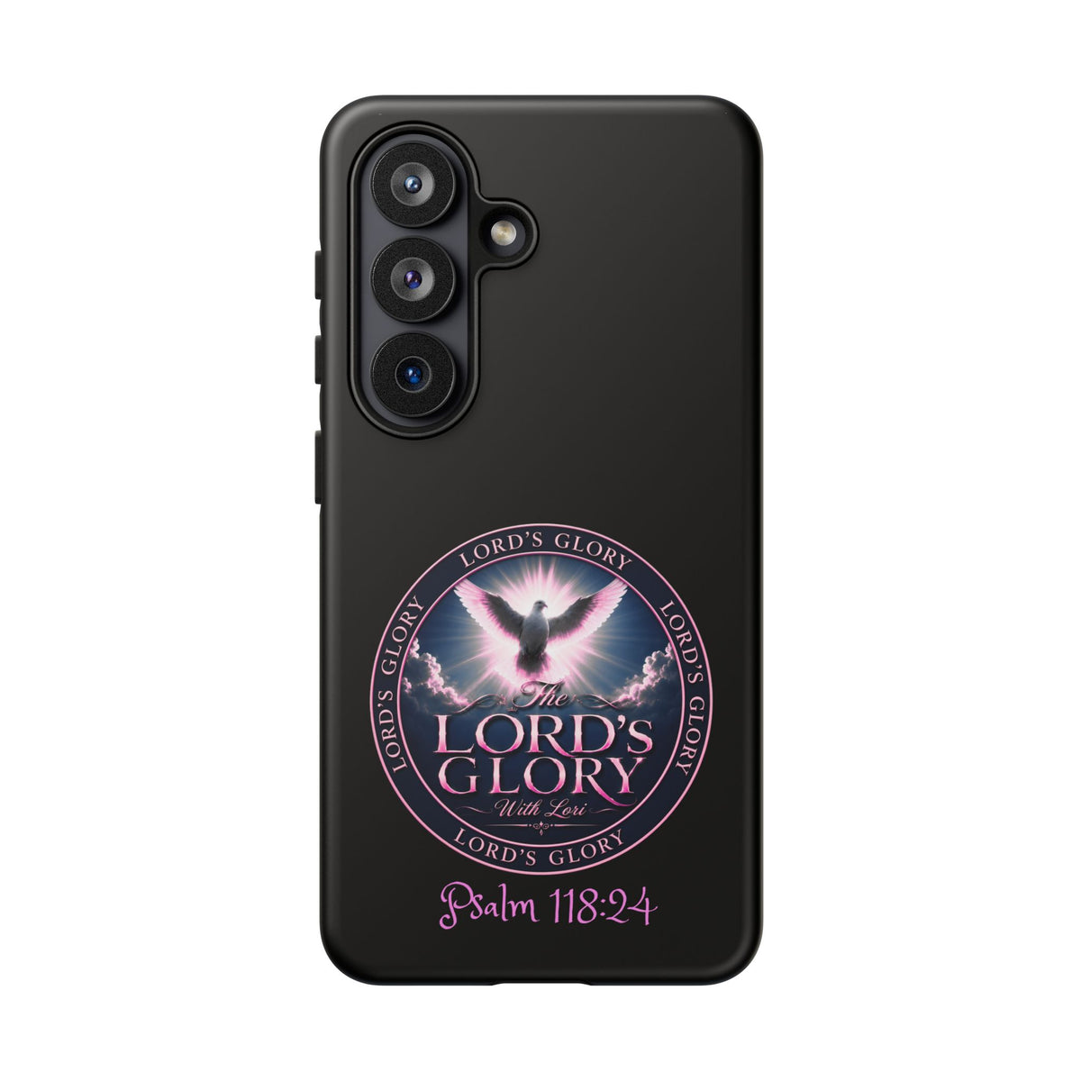 Christian Phone Case – "Lord's Glory with Lori" Dove Design Tough Case (Protective Phone Cover)