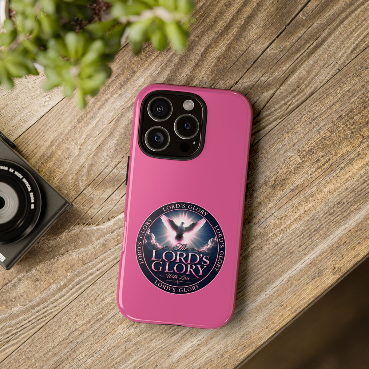 Christian Phone Case – "Lord's Glory with Lori" Dove Design Tough Case (Protective Phone Cover)