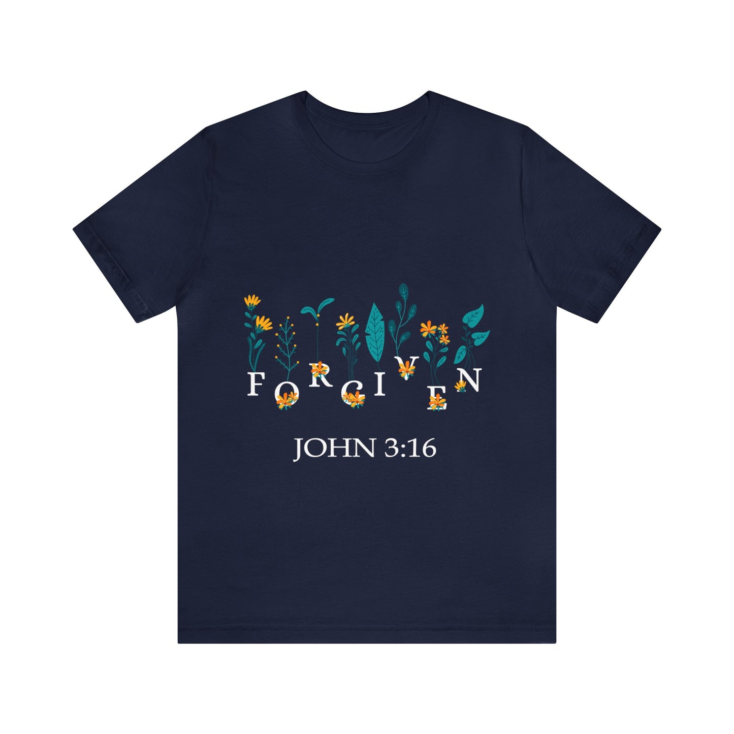 FORGIVEN JOHN 3:16 - Unisex Jersey Short Sleeve Tee