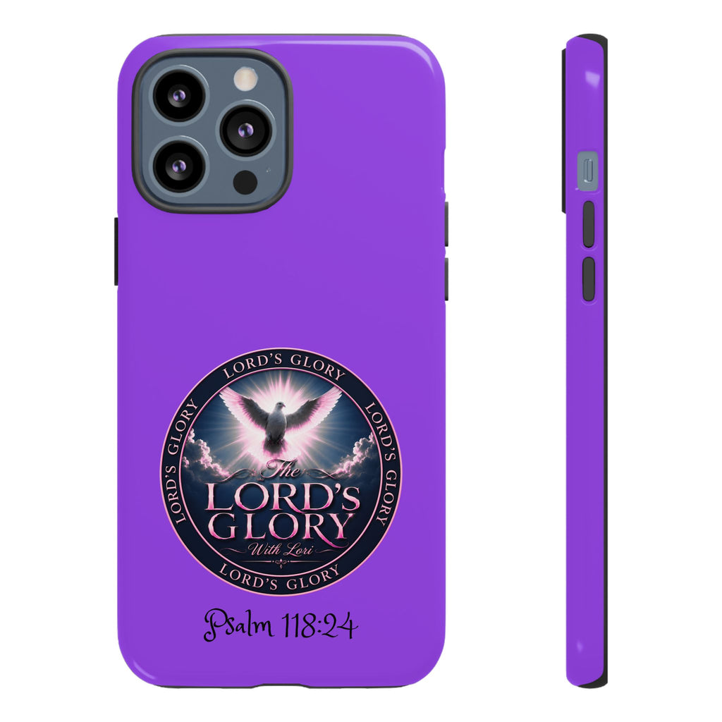 Christian Phone Case – "Lord's Glory with Lori" Dove Design Tough Case (Protective Phone Cover)