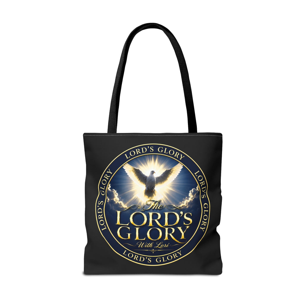 Tote Bag — "The Lord's Glory with Lori" Christian Dove Tote (Faith-Inspired Church Bag)