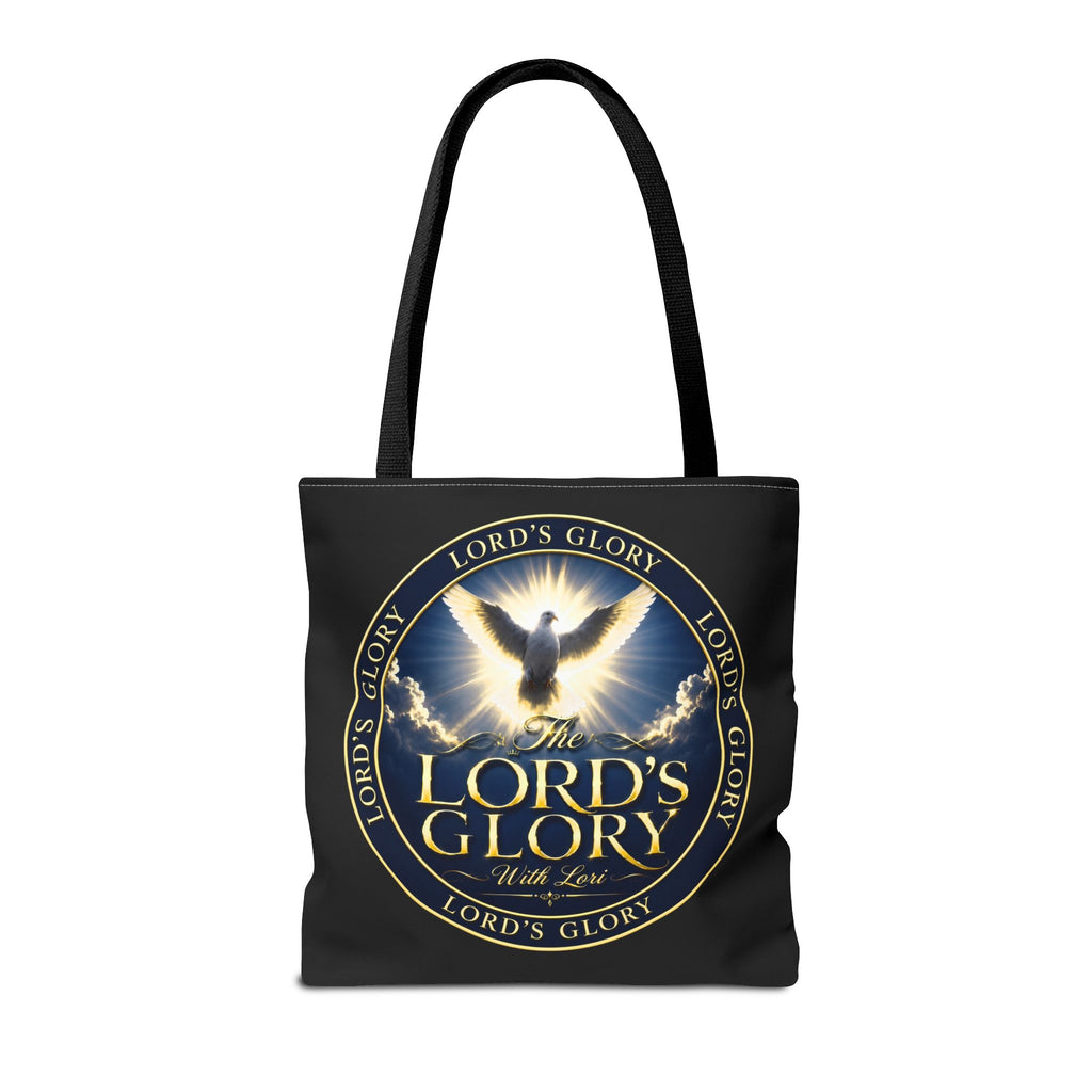 Tote Bag — "The Lord's Glory with Lori" Christian Dove Tote (Faith-Inspired Church Bag)
