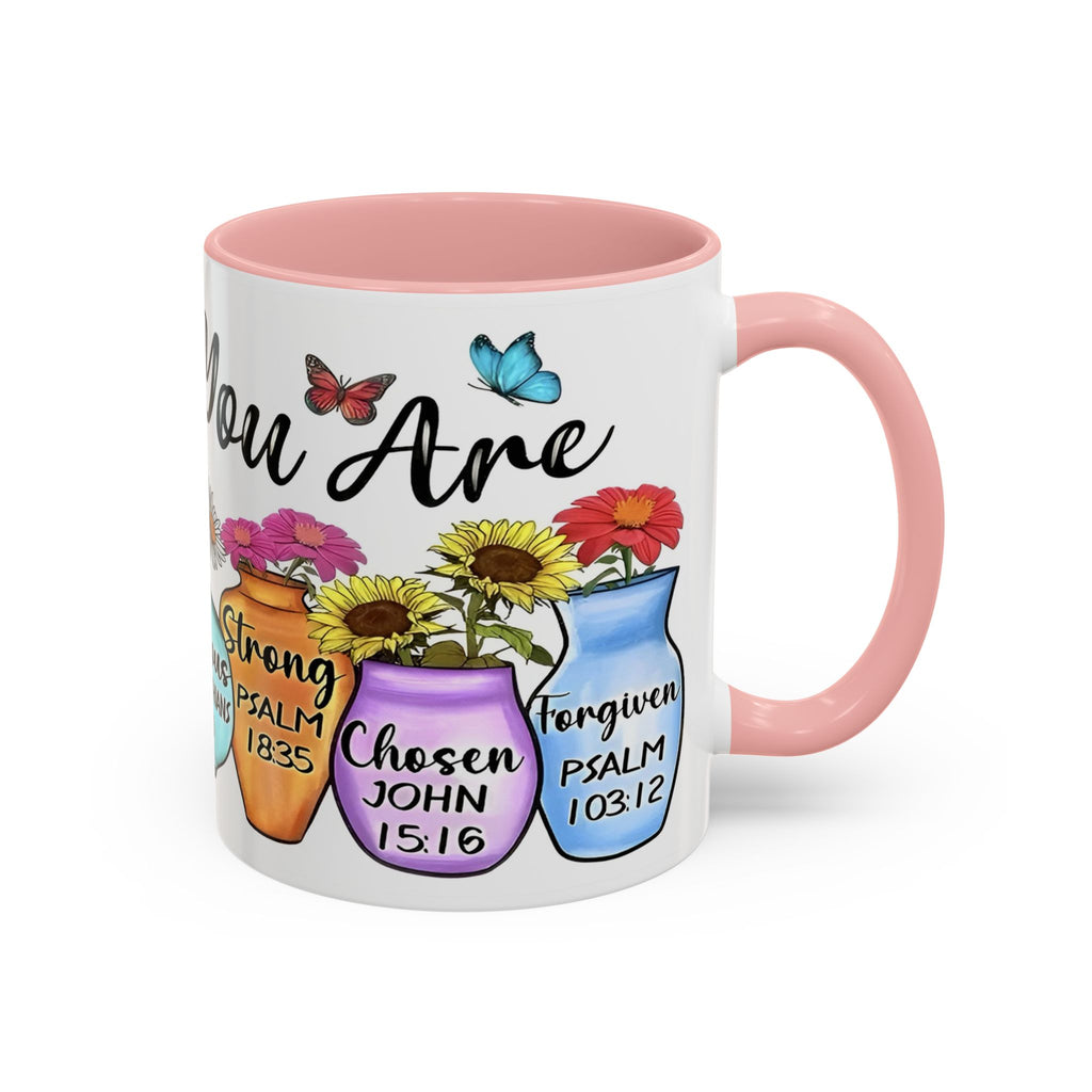 God Says You Are - You Are Loved Christian Bible Verse Coffee Mug