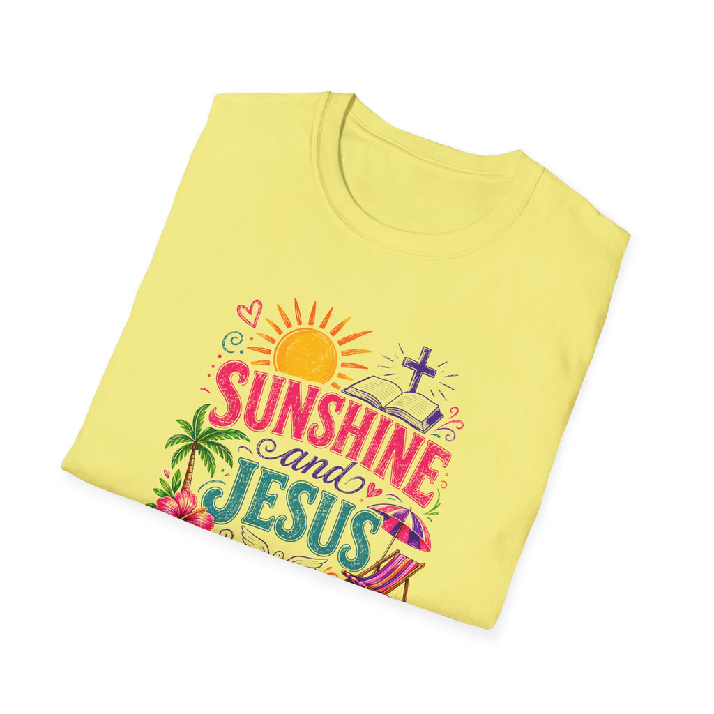Sunshine and Jesus Christian Faith T-Shirt