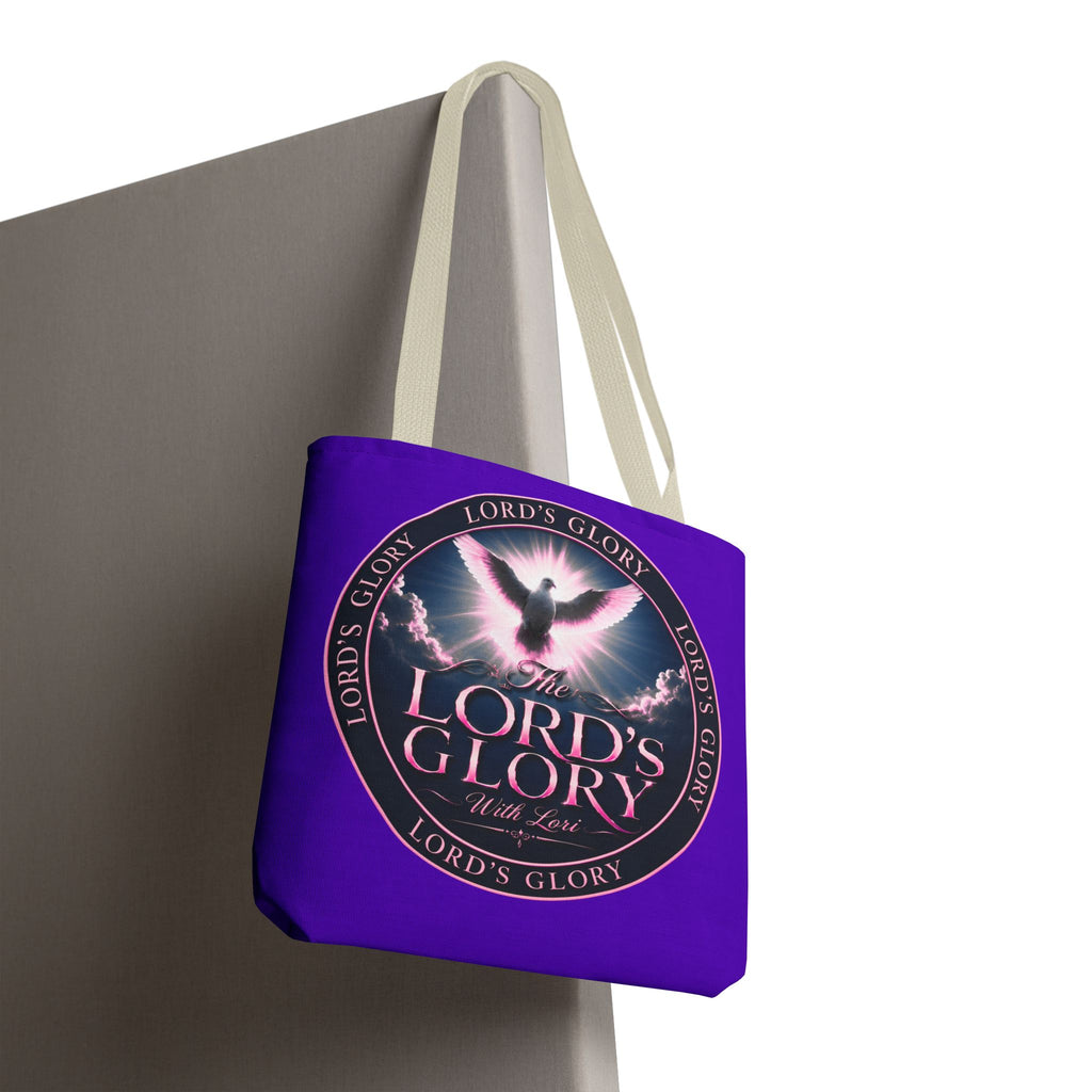 Inspirational 'The Lord's Glory with Lori' Tote Bag — Christian Faith AOP Shopper