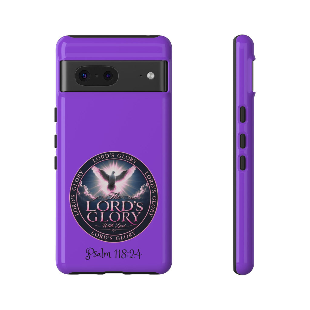 Christian Phone Case – "Lord's Glory with Lori" Dove Design Tough Case (Protective Phone Cover)