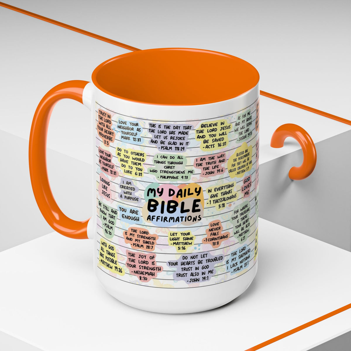 My Daily Bible Affirmations Coffee Mug 15oz/11oz