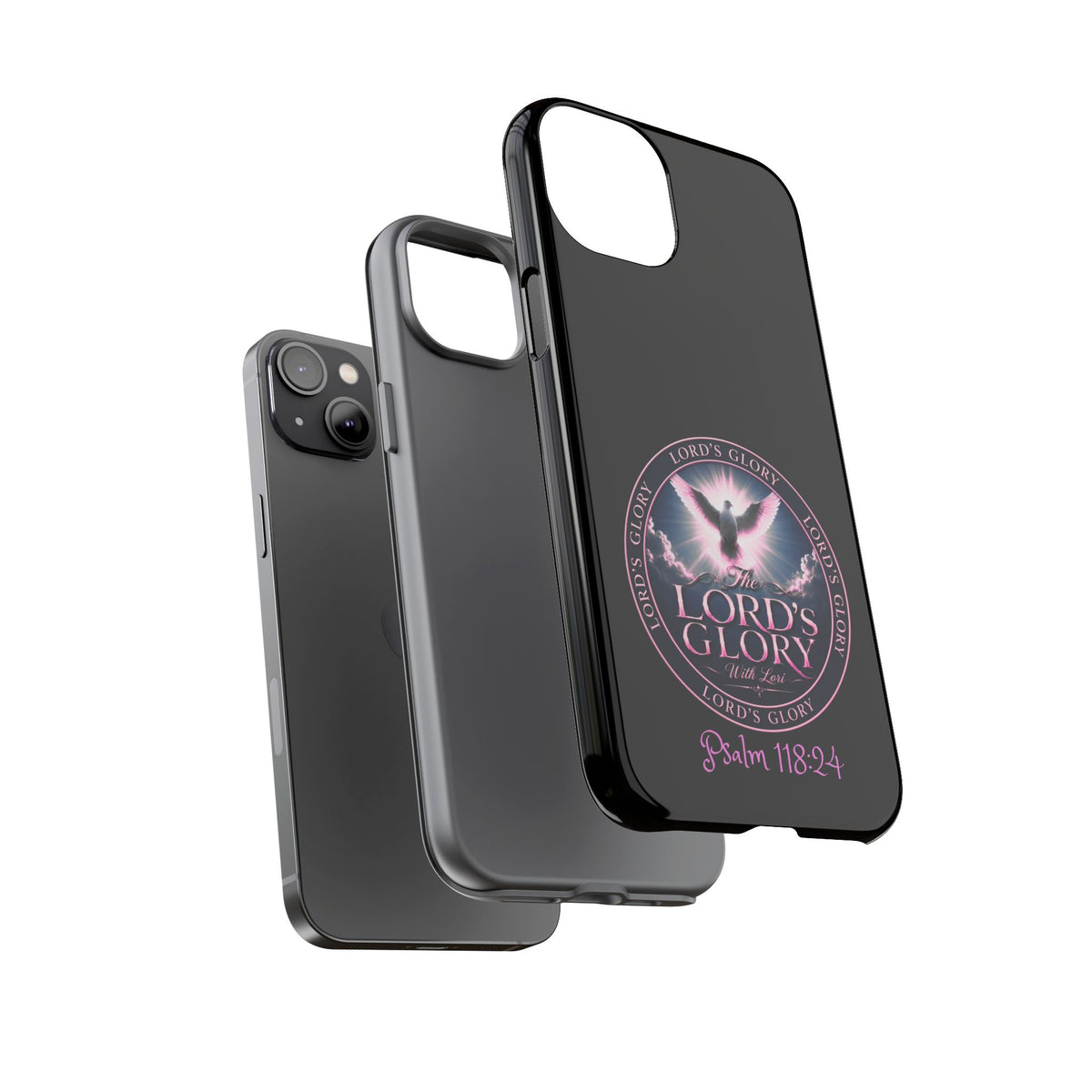 Christian Phone Case – "Lord's Glory with Lori" Dove Design Tough Case (Protective Phone Cover)