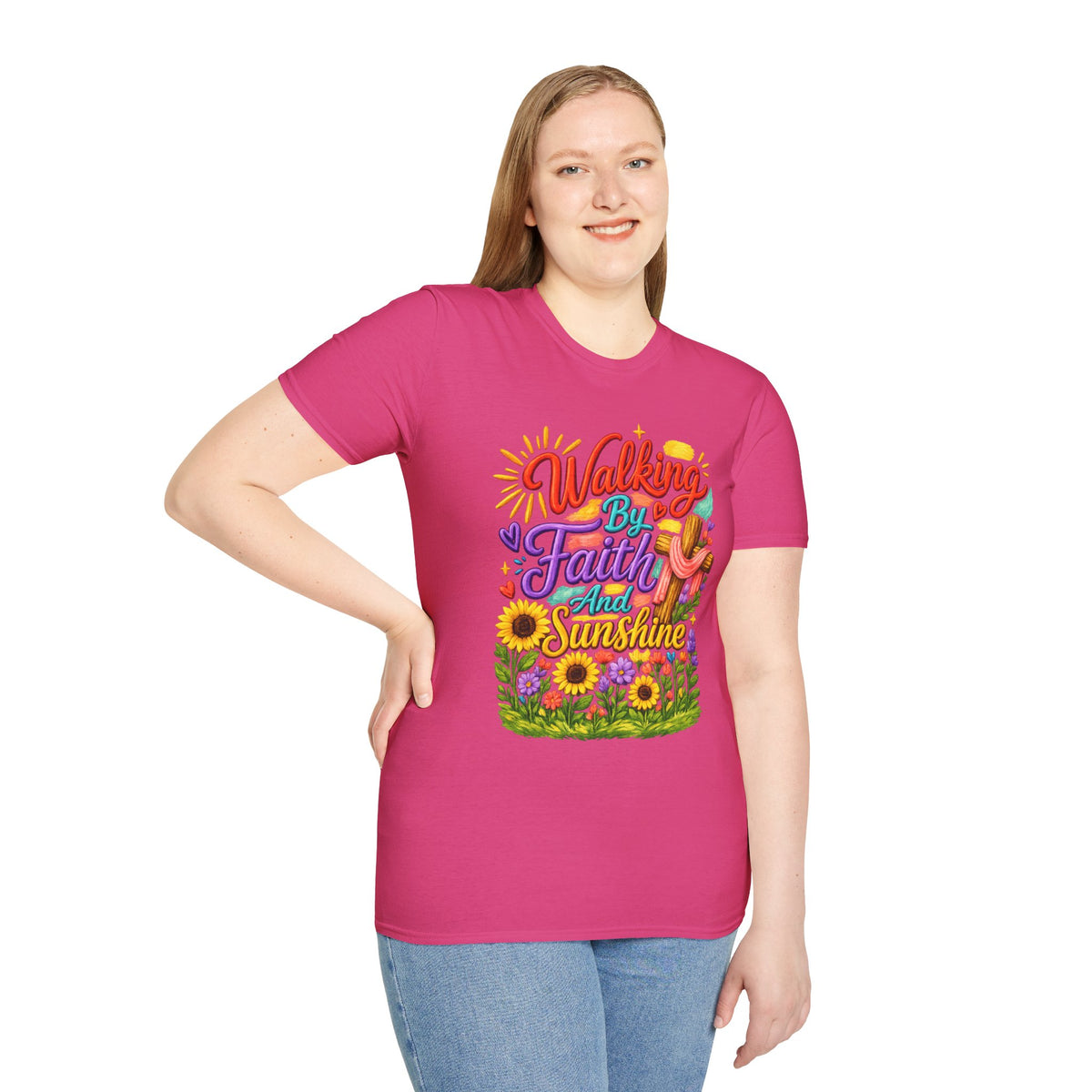 Walking By Faith and Sunshine T-Shirt
