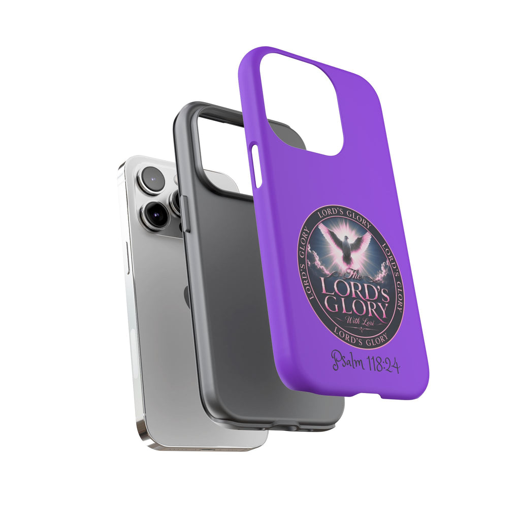 Christian Phone Case – "Lord's Glory with Lori" Dove Design Tough Case (Protective Phone Cover)