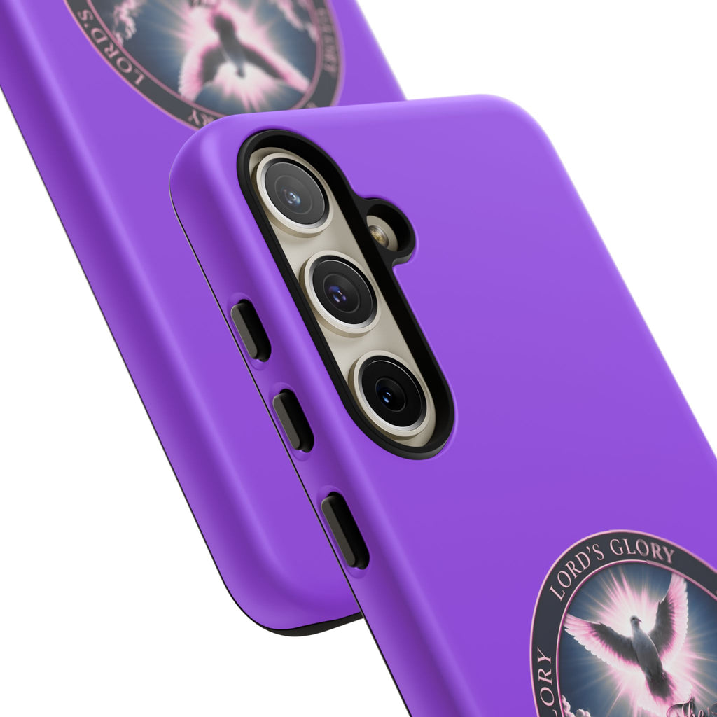 Christian Phone Case – "Lord's Glory with Lori" Dove Design Tough Case (Protective Phone Cover)