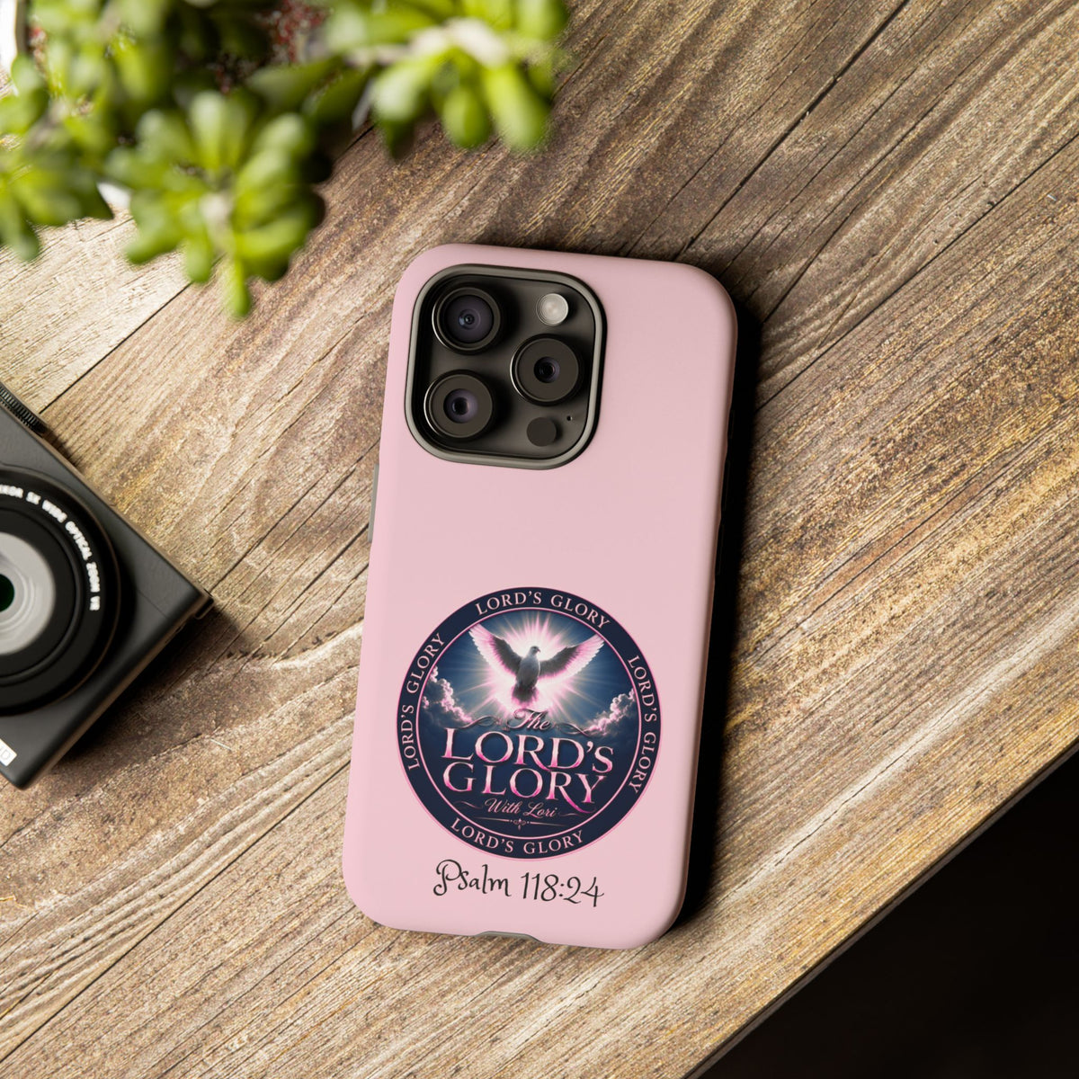 Christian Phone Case – "Lord's Glory with Lori" Dove Design Tough Case (Protective Phone Cover)