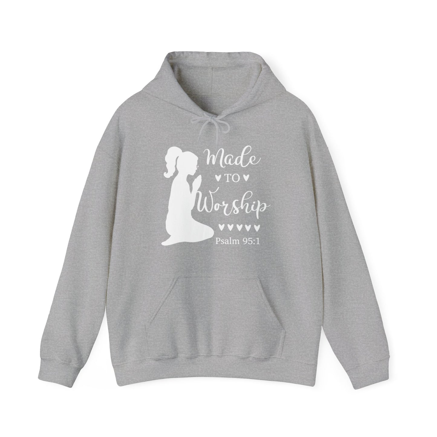 Made to Worship - Woman's Heavy Blend Hooded Sweatshirt