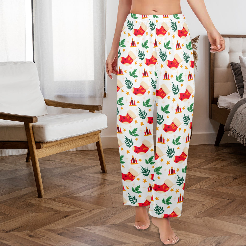 Women's Pajama Trousers without Pockets Made In USA Ships to USA Only