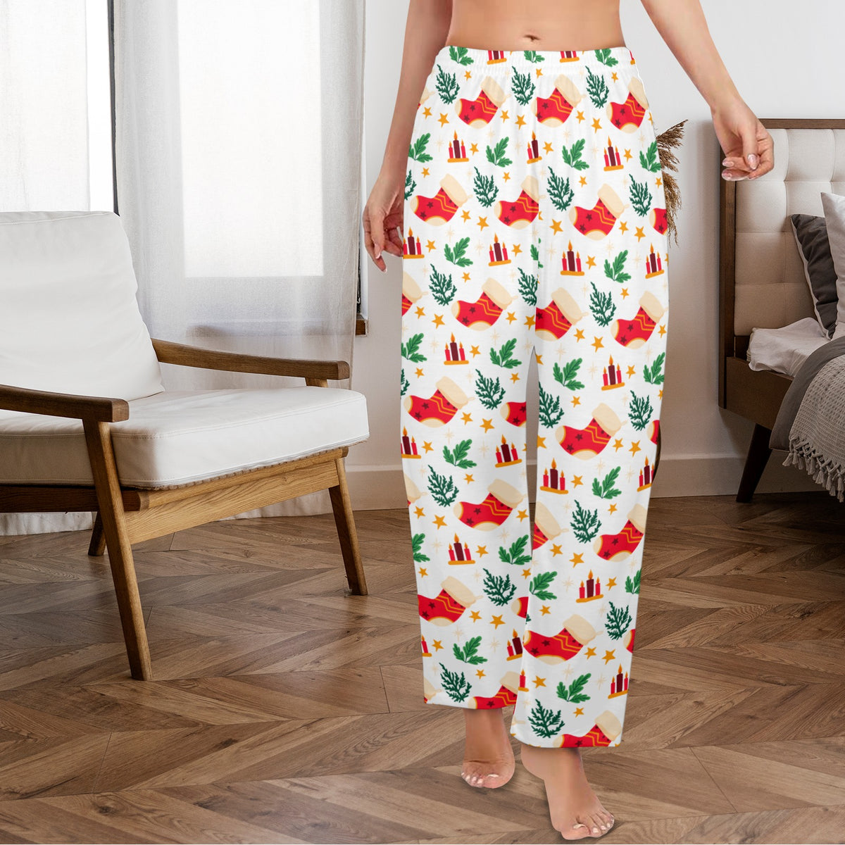 Women's Pajama Trousers without Pockets Made In USA Ships to USA Only