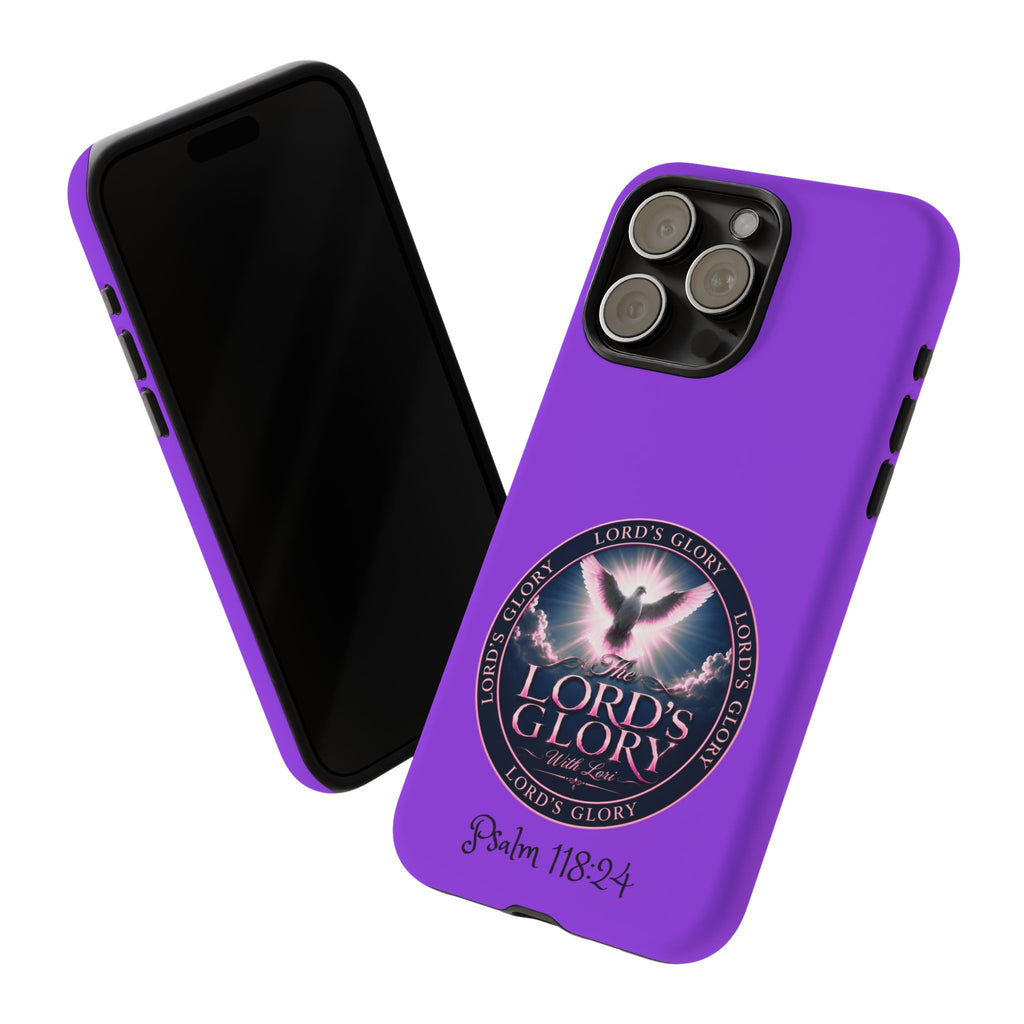 Christian Phone Case – "Lord's Glory with Lori" Dove Design Tough Case (Protective Phone Cover)